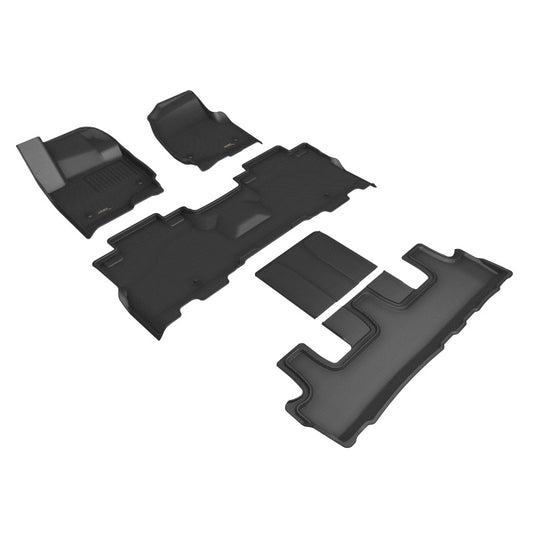 3D MAXpider Kagu Front, Rear & 3rd Row Floor Mats for 2018-2023 Ford Expedition