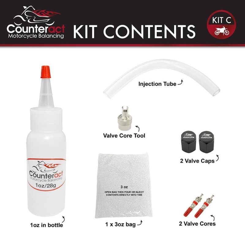 Counteract KIT C Motorcycle Balancing Bead DIY Kit (1) 1oz Bag / (1) 3oz Bag