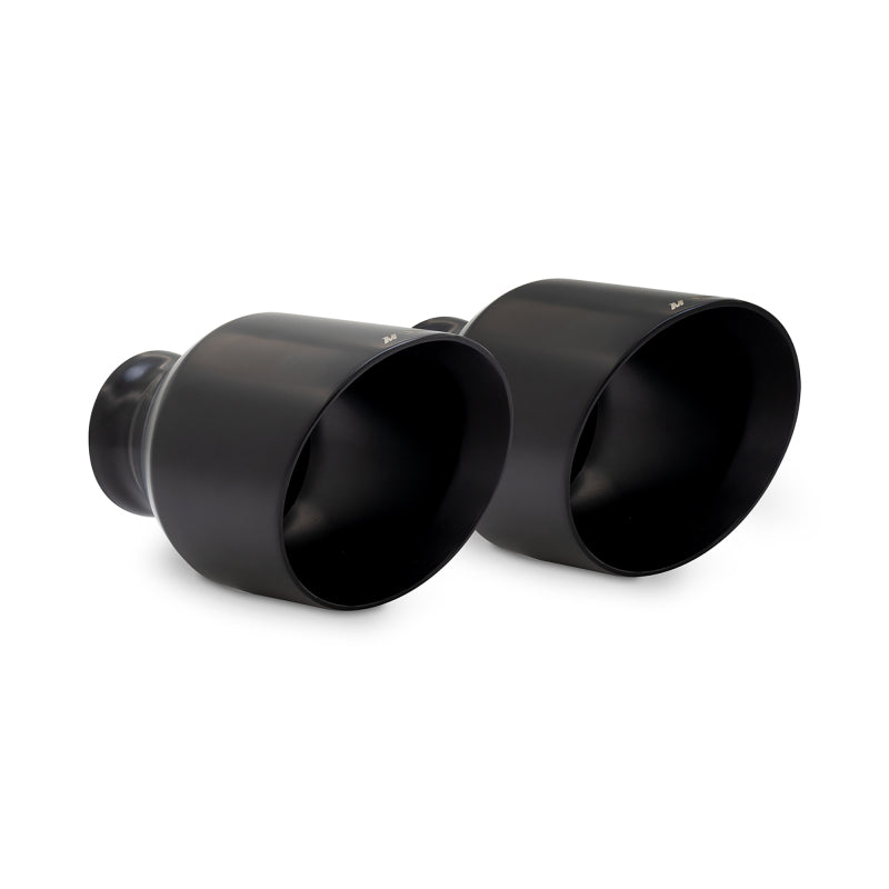 Mishimoto 15-23 Dodge Charger/Challenger Muffler Tip Pair - 5in - Black - #MMEXH-TIP-MOPARBK