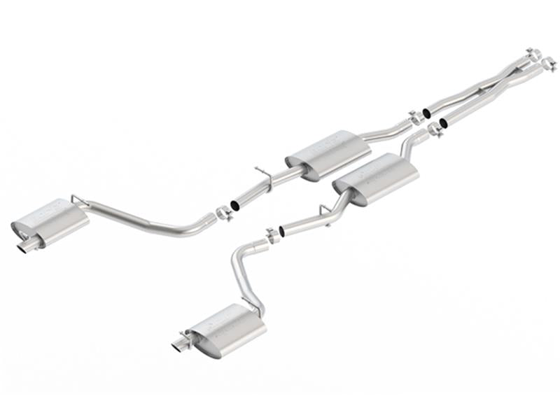 Borla 140650 2015 Dodge Challenger 3.6L V6 ATAK Catback Exhaust No Tips Factory Valance - #140650