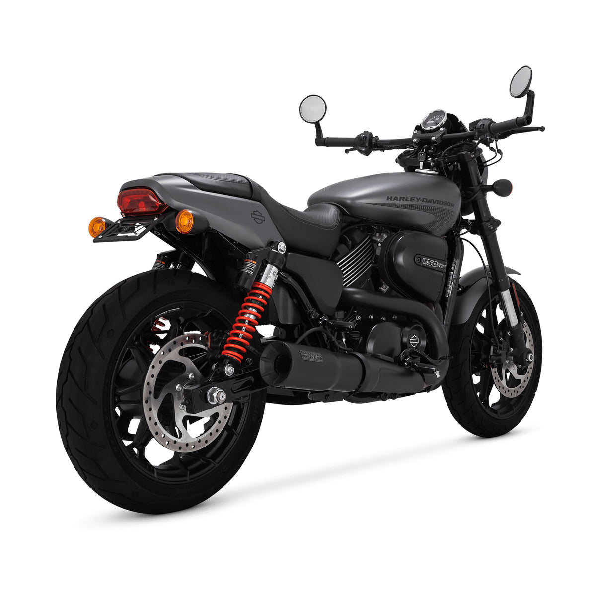 Vance & Hines 47943 Hi-Output Slip-Ons Black for 2017-2020 Harley-Davidson Street