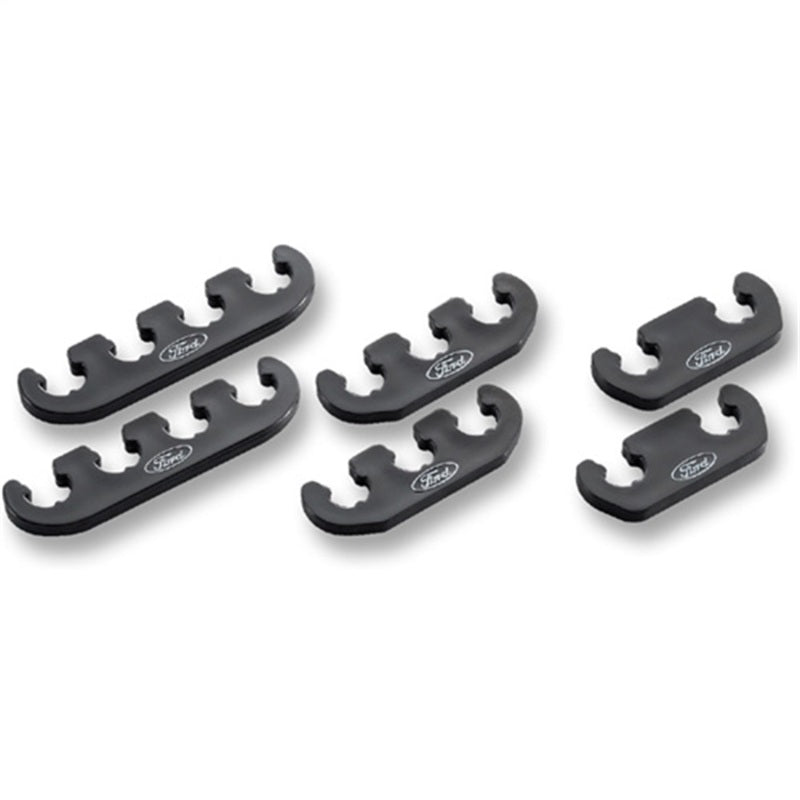 Ford Racing Wire Dividers 4 to 3 to 2 - Black with White Ford Logo
