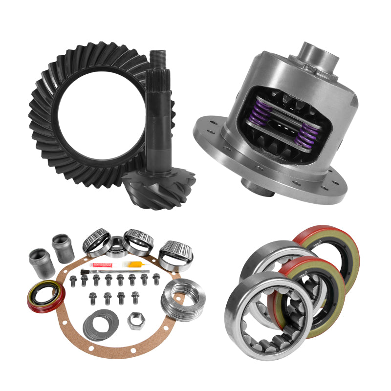 Yukon Gear & Axle YGK2234 8.875in for GM 12T 4.11 Rear Ring & Pinion Install Kit 30 Spline Positraction Axle Bearings