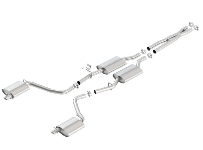 Borla 140685 15-16 Dodge Charger 3.6L V6 S-Type Cat Back Exhaust (Uses Factory Valence) - #140685