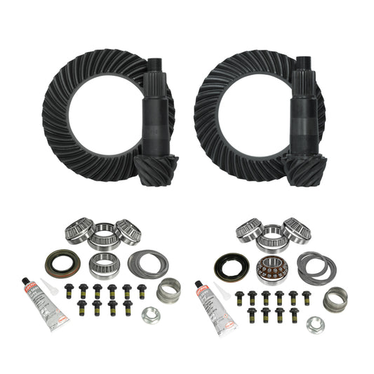 Yukon Gear & Axle YGK068 & Install Kit Package for Jeep Rubicon JL/JT with D44 Front & Rear in a 4.88 Ratio