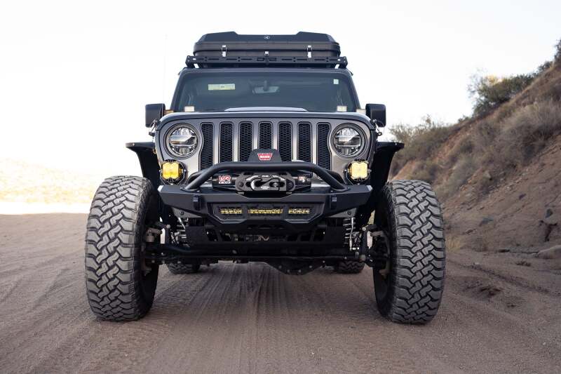 DV8 Offroad 18-23 Wrangler JL/Gladiator JT Spec Series Front Bumper - #FBJL-09