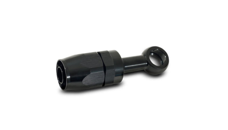 Vibrant Single -4AN x 10mm ID Banjo to Hose End Aluminum Fitting
