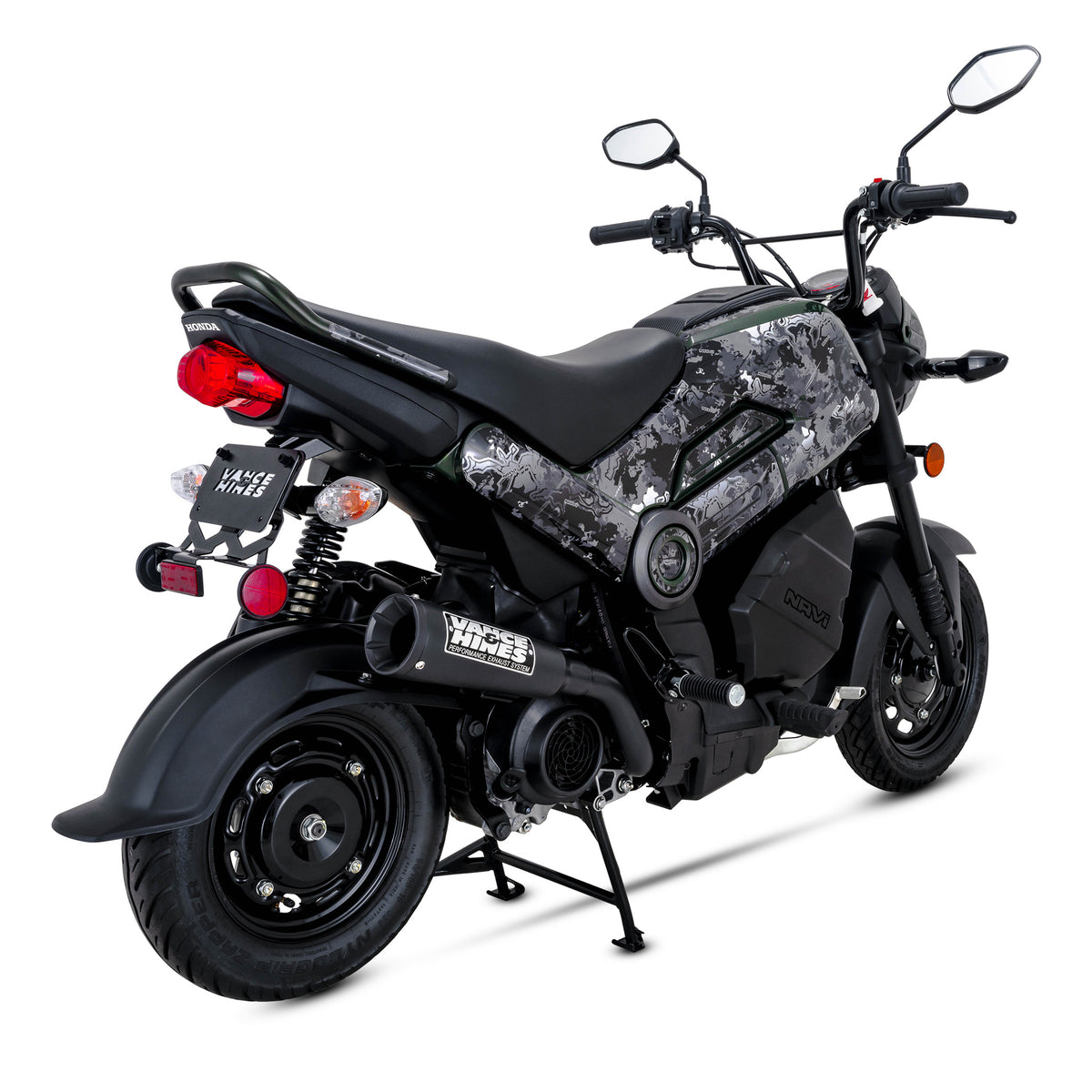 Vance & Hines 48241 Upsweep Slip-On Black for 2022-2024 Honda NAVi