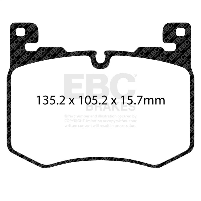 EBC 2019+ Jaguar F-Pace 5.0 Supercharged Bluestuff Front Brake Pads DP52412NDX