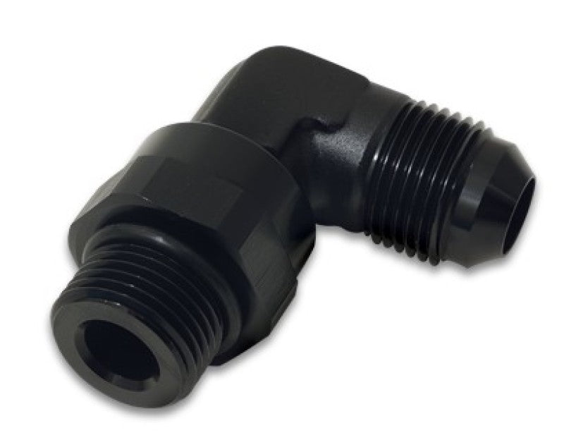 Vibrant -10AN Male Flare to Male -8 ORB Swivel 90 Degree Adapter - Anodized