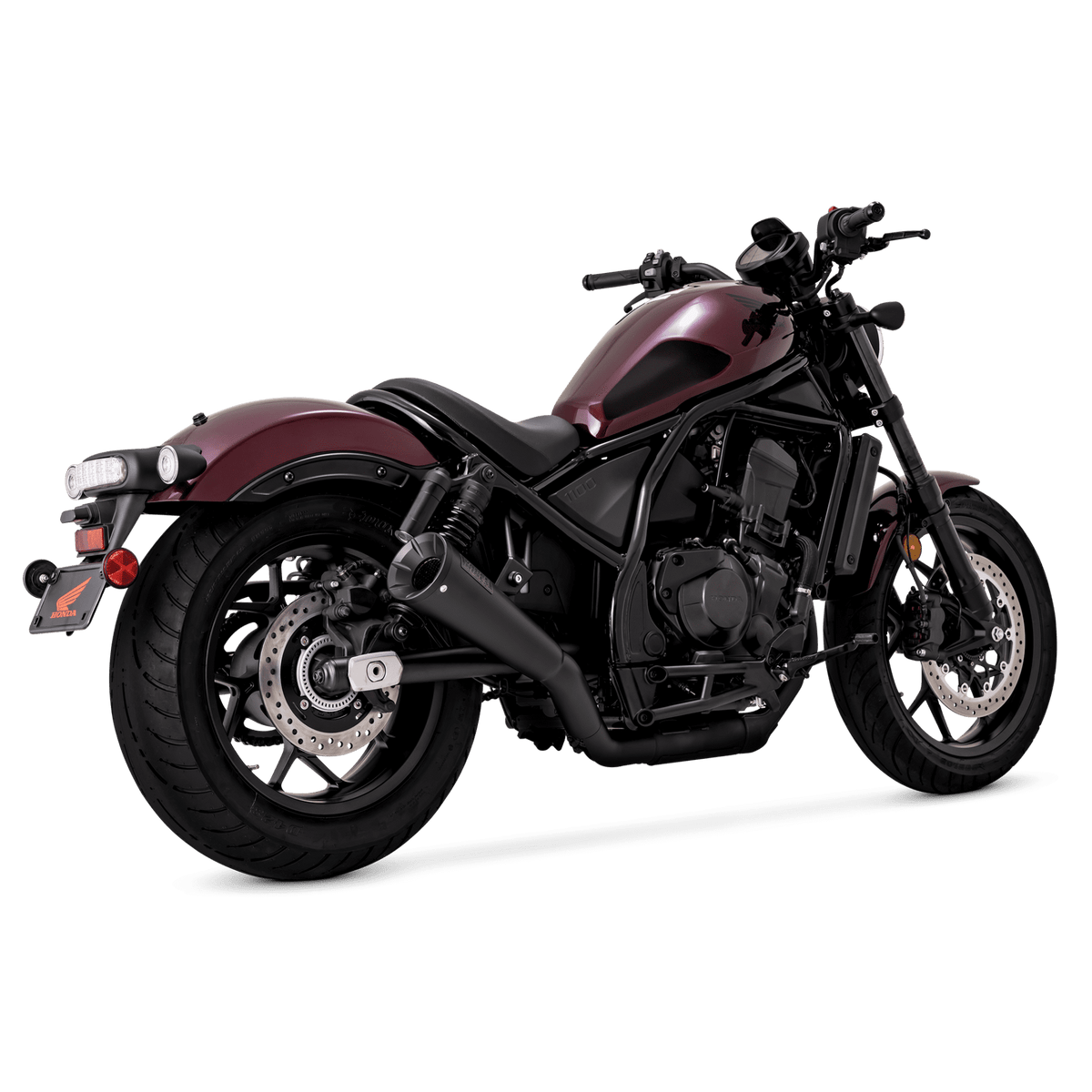 Vance & Hines 48425 Upsweep Slip-On Black for 2021-2024 Honda Rebel 1100