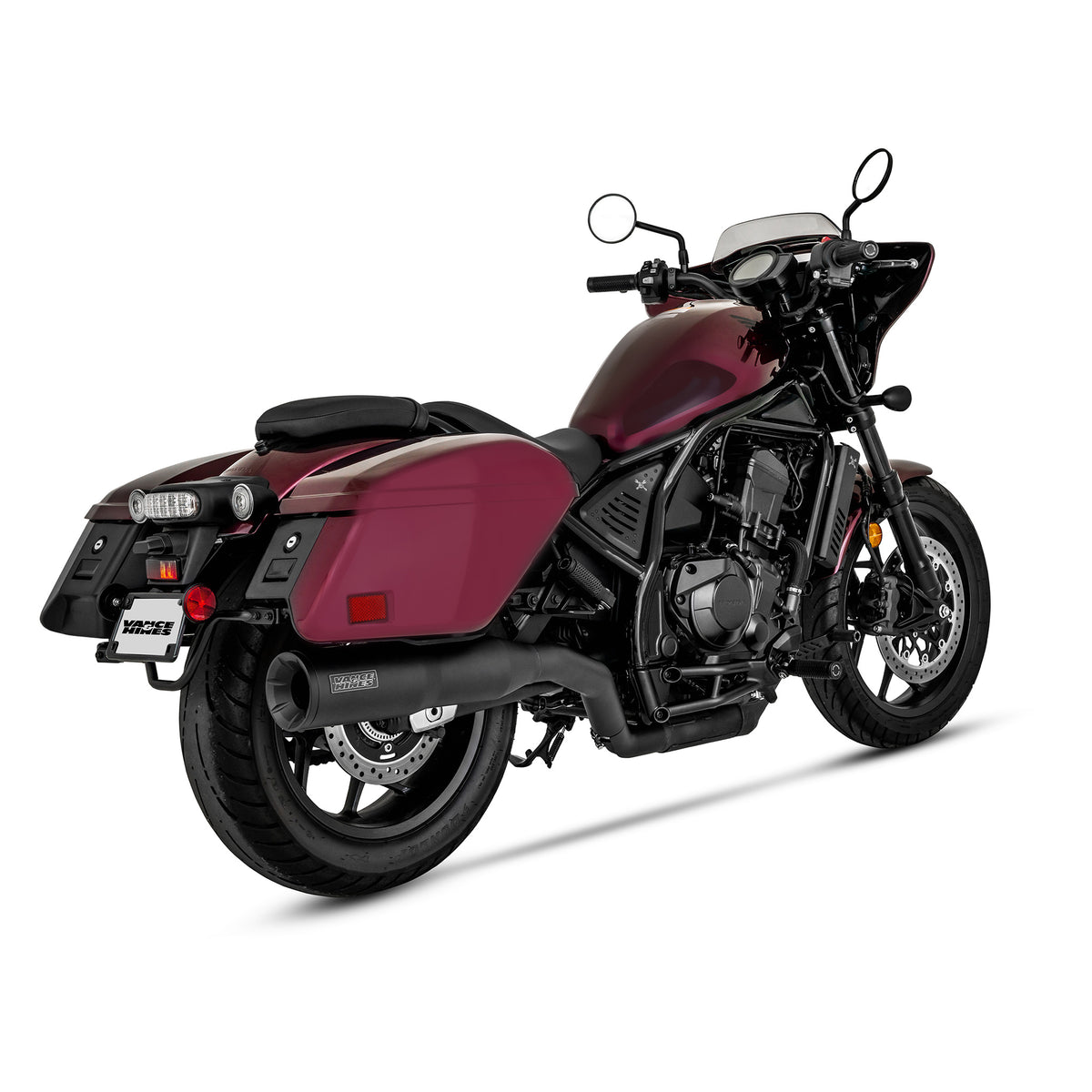 Vance & Hines 48427 Hi-Output Slip-On Black for 2023-2024 Honda Rebel 1100T