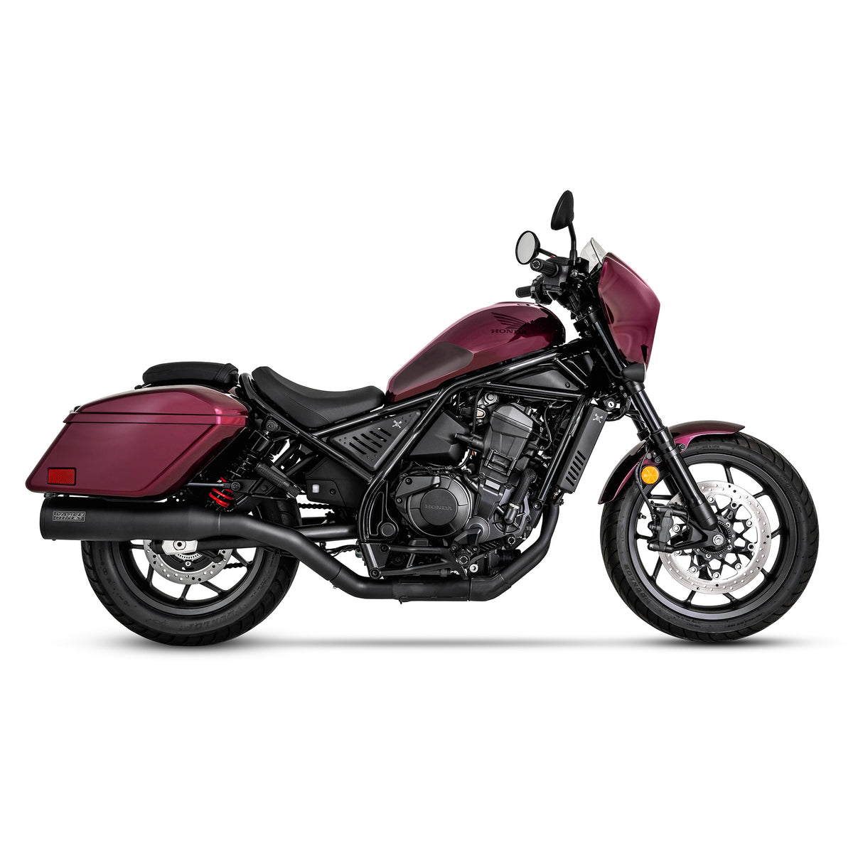 Vance & Hines 48427 Hi-Output Slip-On Black for 2023-2024 Honda Rebel 1100T