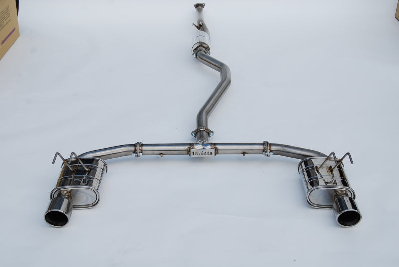 Invidia HS22HS4QD1RSL 22-Up Honda Civic Si Integra Base Dual Q300 S.S.Tips Cat-back Exhaust