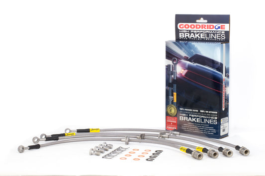 Goodridge 08-14 Subaru STi (w/Brembo Calipers) SS Brake Line Kit 24219