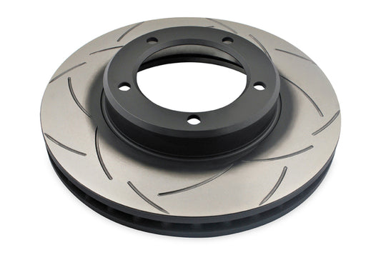 DBA 98-06 Toyota 70 Landcruiser (Reverse Mount) 4X4 Survival T2 Slotted Front Brake Rotor