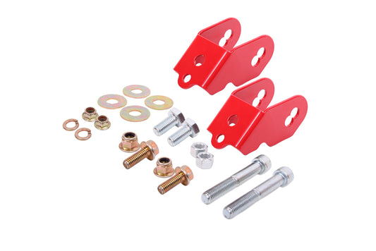 BMR Suspension 15-26 Ford Mustang S550 Rear Camber Adjustment Lockout Kit - Red