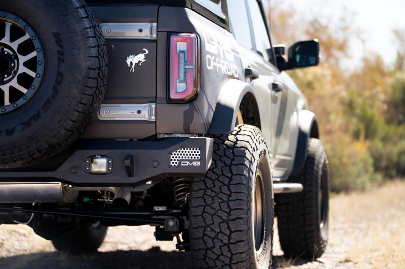 DV8 Offroad 21-22 Ford Bronco MTO Series Rear Bumper - #RBBR-01
