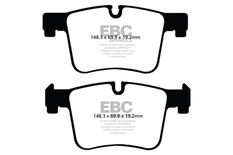 EBC 11+ BMW X3 2.0 Turbo (F25) Yellowstuff Front Brake Pads DP42105R