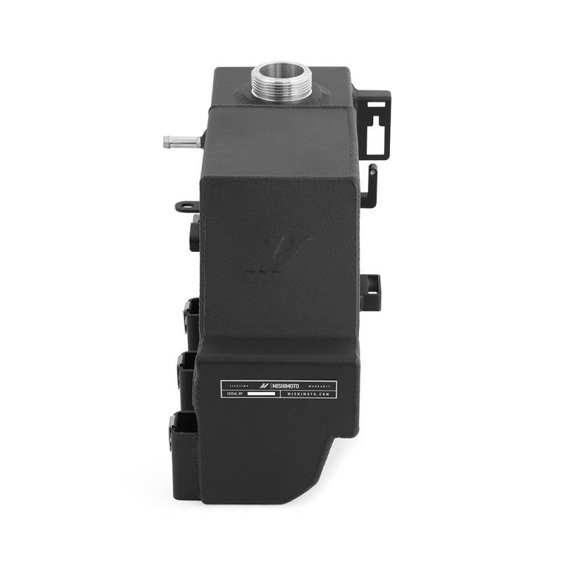 Mishimoto 11-19 Ford 6.7L Powerstroke Aluminum Degas Tank - Micro-Wrinkle Black - #MMRT-F2D-11PMWBK
