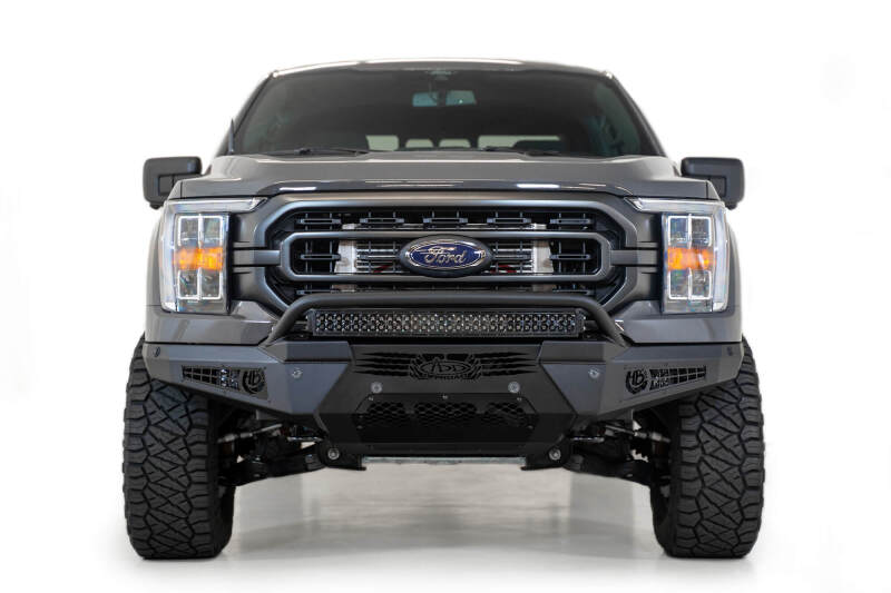 Addictive Desert Designs for 2021 Ford F-150 HoneyBadger Front Bumper w/ Top Hoop