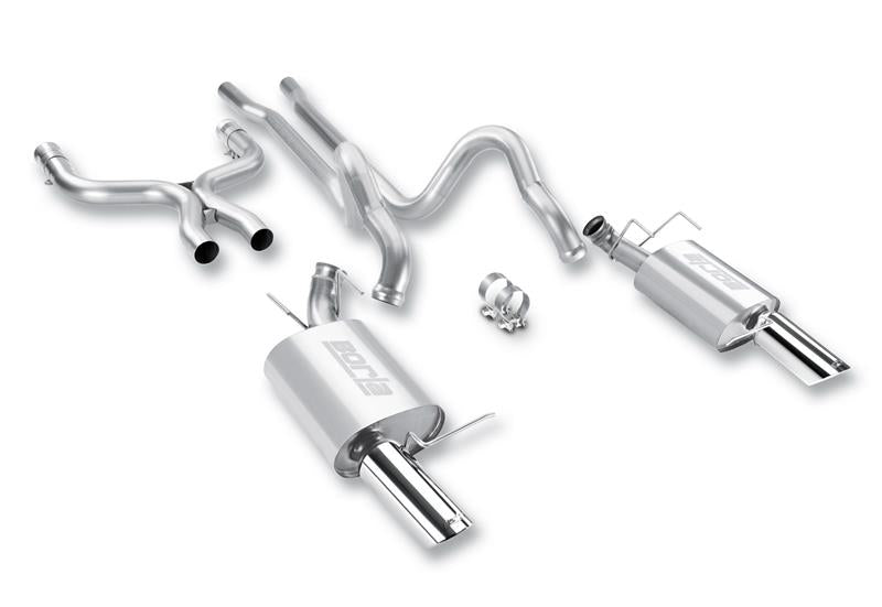Borla 140372 2011-2012 Mustang GT 5.0L 8cyl 6spd RWD Aggressive ATAK Catback Exhaust - #140372
