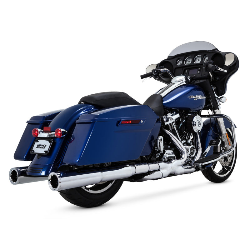 Vance & Hines 16371 Power Duals Header Chrome for 2017-2025 Harley-Davidson Touring