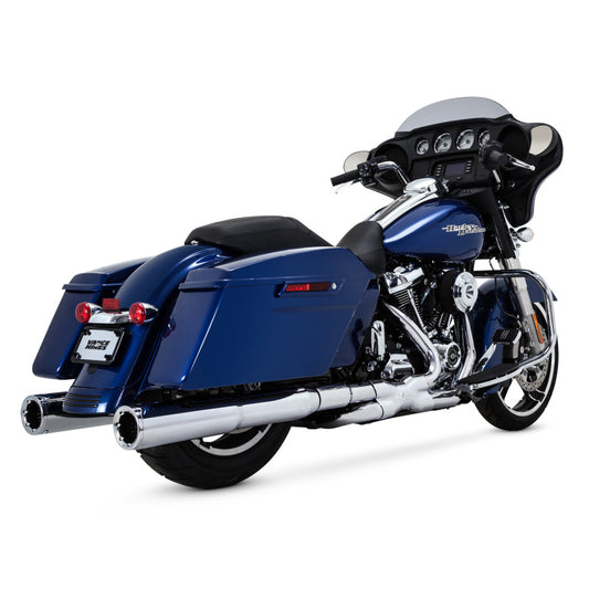 Vance & Hines 16371 Power Duals Header Chrome for 2017-2025 Harley-Davidson Touring