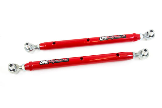 UMI Performance 4027-R Double Adjustable Lower Control Arms Red