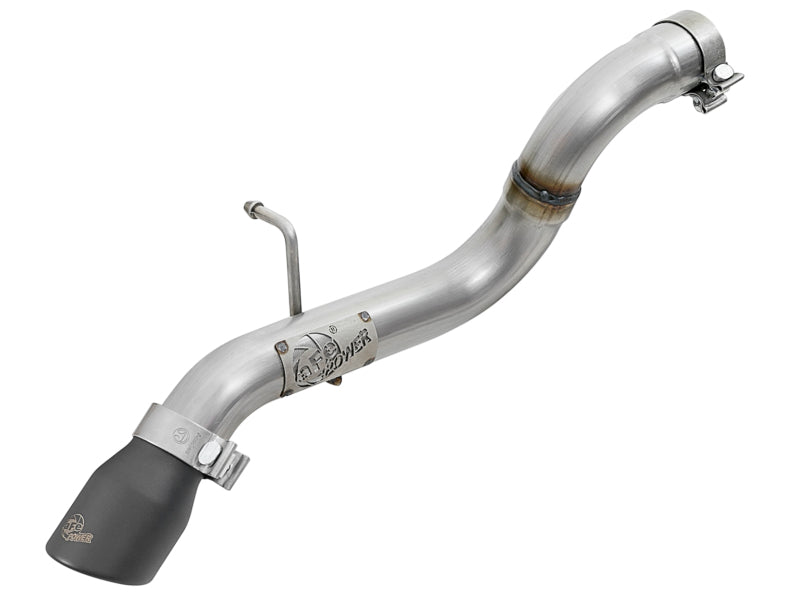 aFe MACH Force-Xp Axle-Back Exhaust System w/Black Tip 18-20 Jeep Wrangler L4-2.0T / V6-3.6L - #49-48070-1B