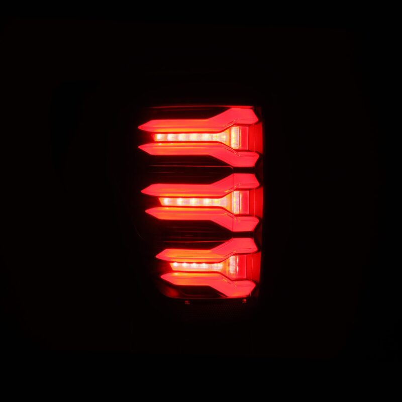 AlphaRex 653030 21-22 Ford F-150 LUXX LED Taillights Black/Red