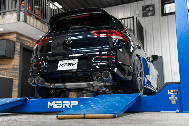 MBRP 2022 VW Golf R MK8 T304 3in Cat-Back, - Carbon Fiber Tip