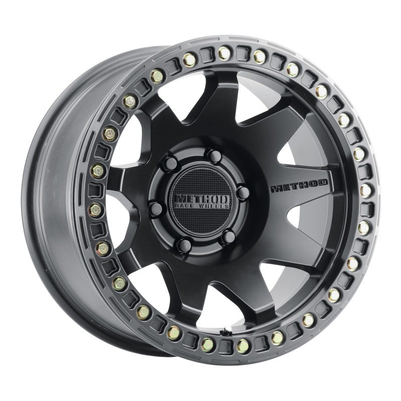 Method MR108 17x9 -44mm Offset 6x5.5 106.25mm CB Matte Black with BH-H24125-38 Wheel
