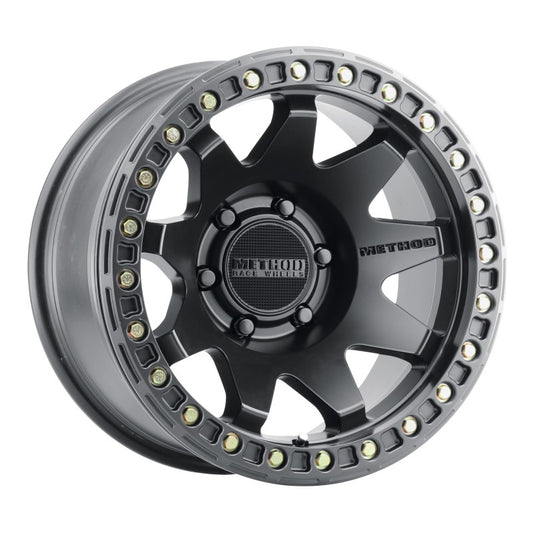 Method MR108 17x9 -44mm Offset 6x5.5 106.25mm CB Matte Black with BH-H24125-38 Wheel