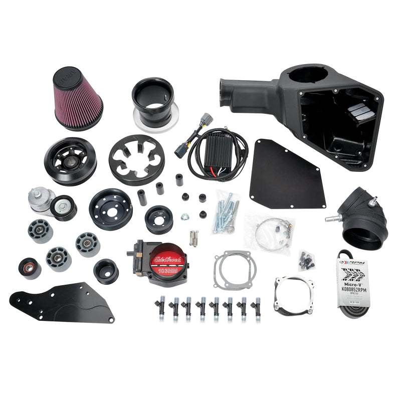 Edelbrock 15883 Supercharger 2018-2019 Ford Mustang R2650 Stage 1 to Stage 2 Upgrade Kit V8 Engines
