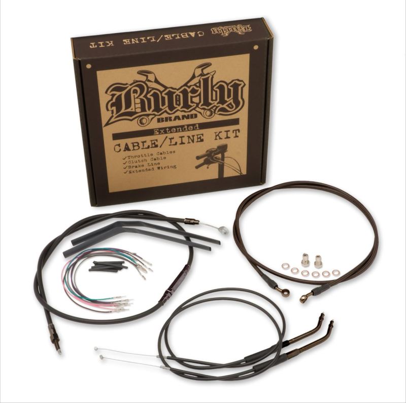 Burly Brand B30-1198 Control Kit 14 in Ape for 2008-2011 Harley-Davidson Dyna