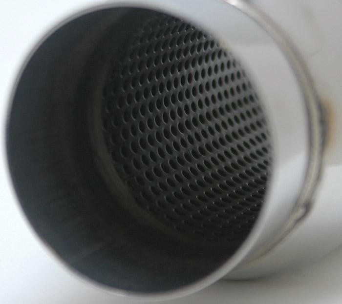 Vibrant SS Resonator (Standard Design) 2.25in inlet/outlet x 18in long