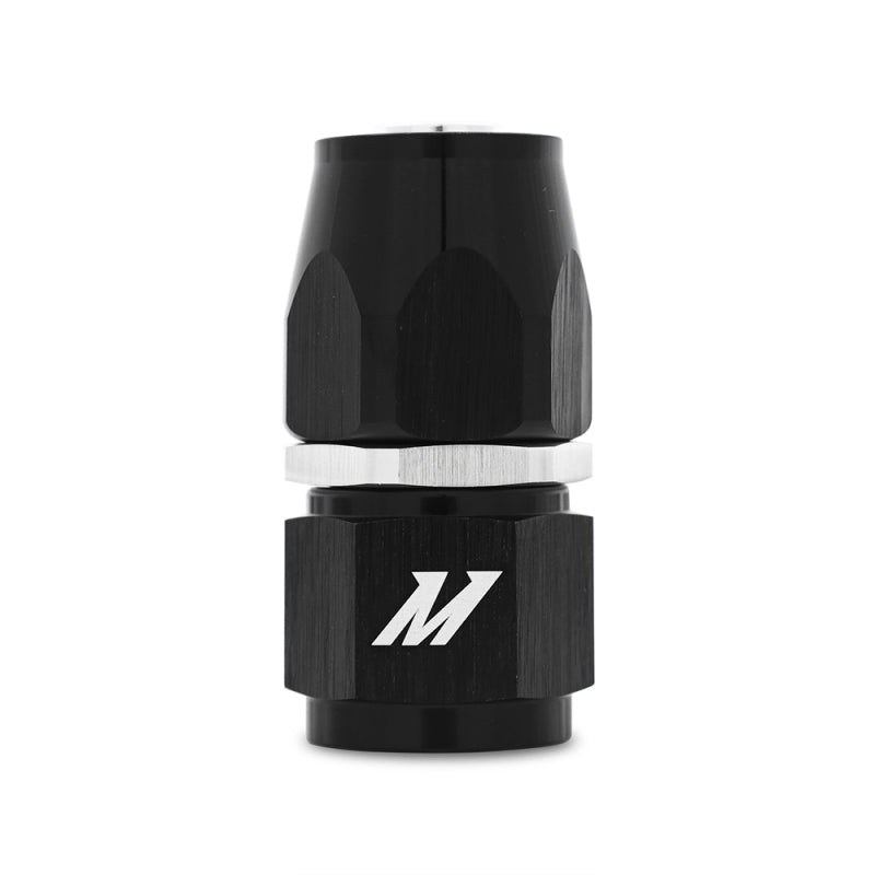 Mishimoto Aluminum -6AN Straight - Black - #MMFT-SW-06-ST
