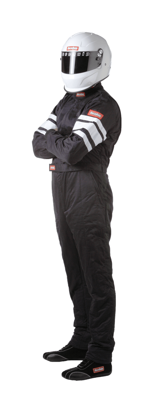 RaceQuip 120003 Black SFI-5 Suit - Medium