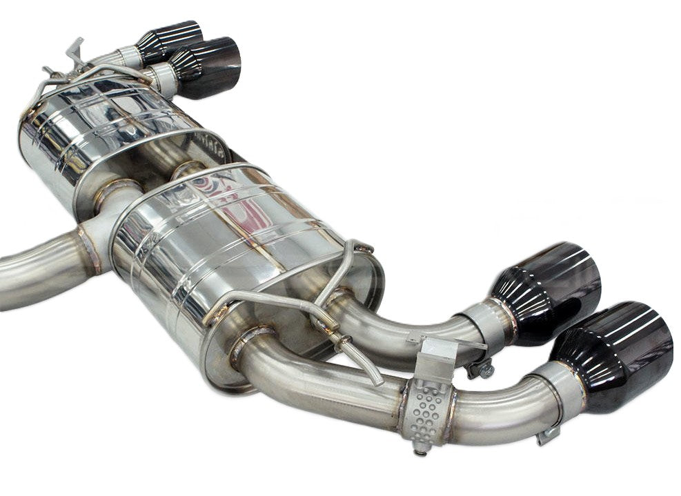 Invidia HS22GFR8GV4SB Volkswagen 22-Up VW GOLF-8R R400 Single Layer Black Tips Cat-back Exhaust
