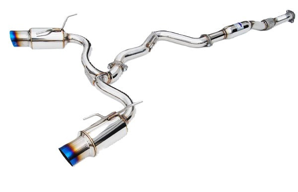 Invidia HS08STIGTT 08-14 Subaru STI 11-14 WRX Hatchback Dual N1 Titanium tip Cat-back Exhaust