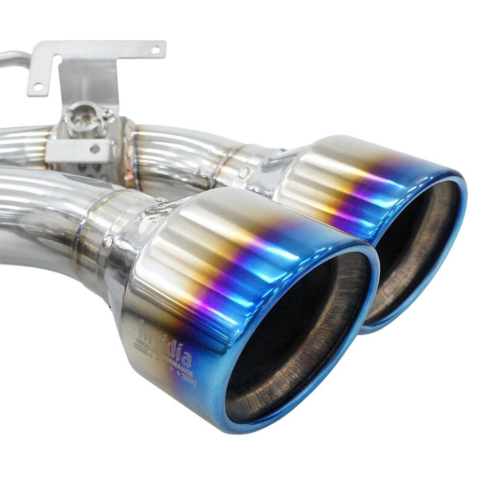 Invidia HS22GFR8GV4RT Volkswagen 22-Up VW GOLF-8R R400 Rolled Titanium tips Cat-back Exhaust