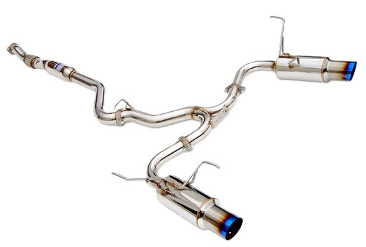 Invidia HS11STIGTT 08-14 Subaru WRX/STI Sedan Dual N1 Titanium tips Cat-back Exhaust
