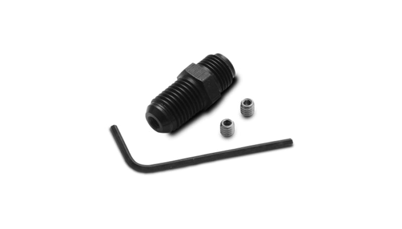 Vibrant -4AN to 7/16-24 Oil Restrictor Fitting Kit for Garrett ball bearing