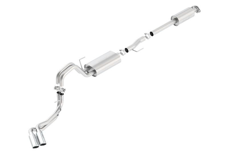 Borla 140618 15-16 Ford F-150 3.5L EcoBoost Ext. Cab Std. Bed Catback Exhaust S-Type Truck Side Exit - #140618