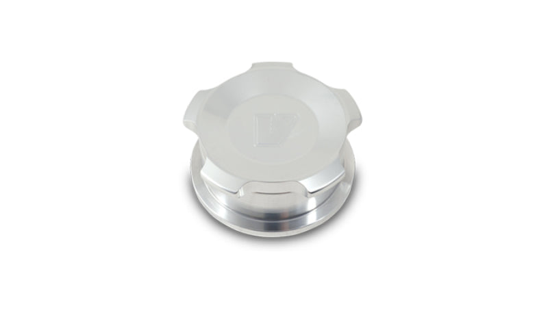 Vibrant 2in OD Aluminum Weld Bungs w/Polished Aluminum Threaded Cap