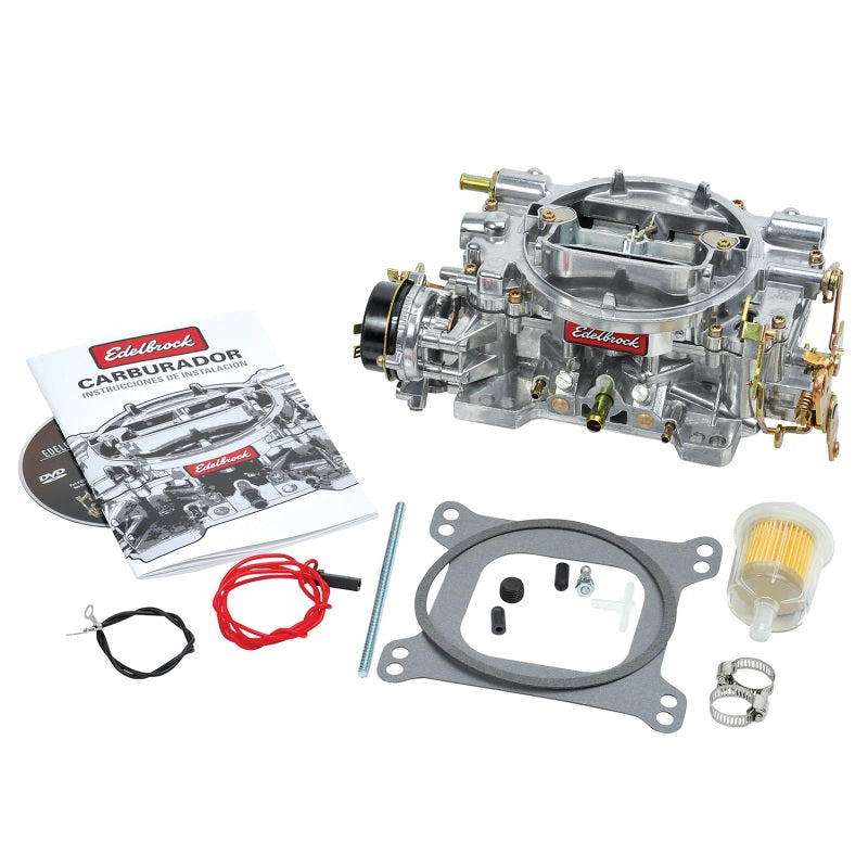 Edelbrock 1400 Carburetor Performer Series 4-Barrel 600 CFM Electric Choke Satin Finish