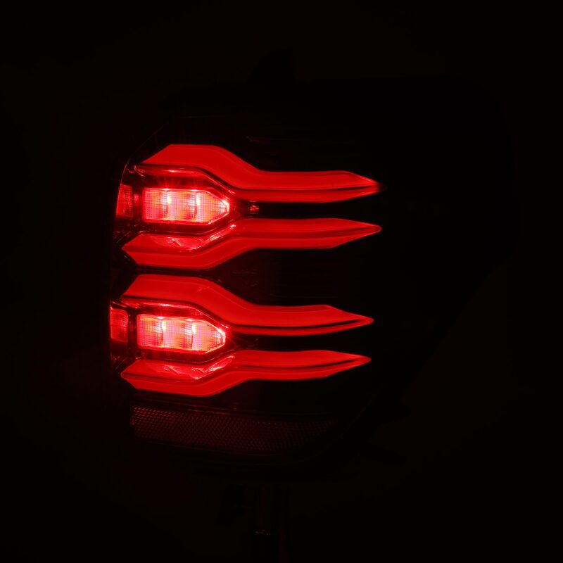 AlphaRex 690030 10-21 Toyota 4Runner LUXX LED Taillights Alpha Black w/Activation Light/Sequential Signal