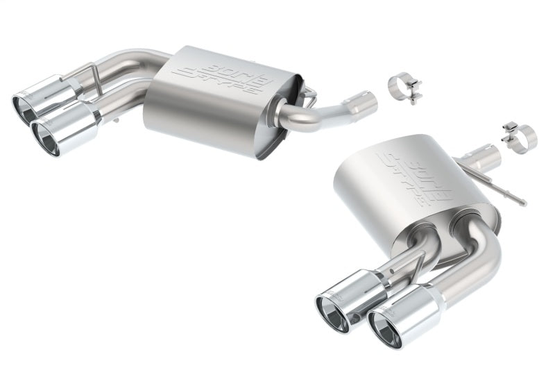 Borla 11926 2016 Chevy Camaro V6 AT/MT S-Type Rear Section Exhaust w/o Dual Mode Valves - #11926