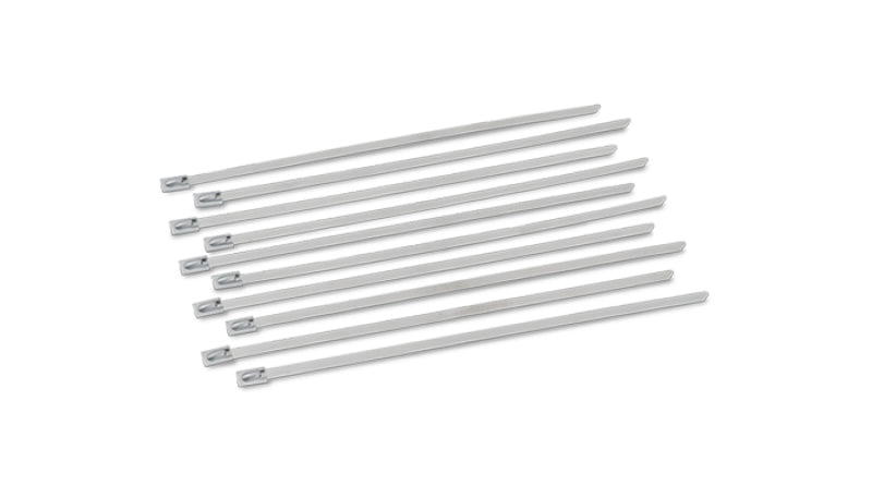 Vibrant Stainless Steel Cable Ties 14.5in Long (10 Cable Ties/Pack)